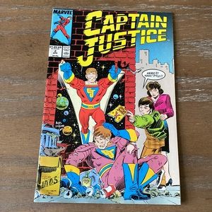 Original Captain Justice Marvel Comic Book